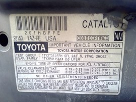 2001 TOYOTA RAV4, SILVER, 2.0L, AT, FWD.   Z26383